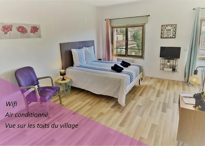 Studio Vue Sur Les Toits, Lumineux Moustiers #2